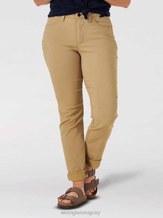 madera de olmo Wrangler mujer pantalón utilitario atg by slim ropa F8J4V818