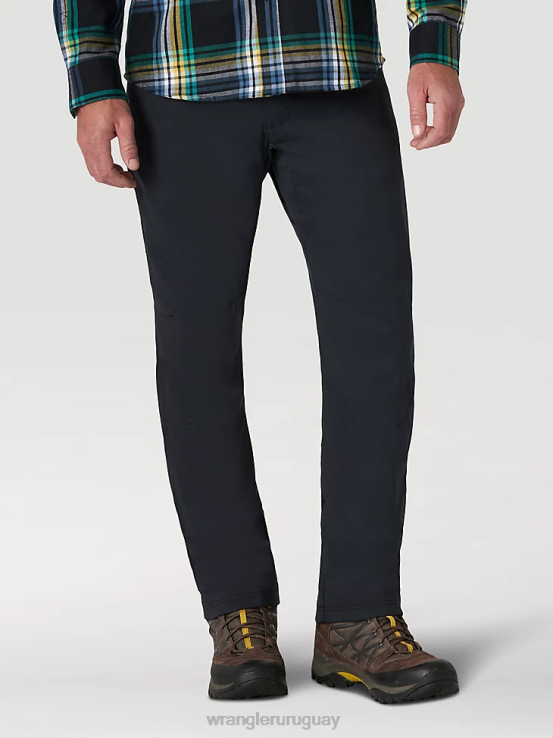 musgo Wrangler hombres pantalón de lona con pernera recta y corte regular resistente ropa F8J4V650