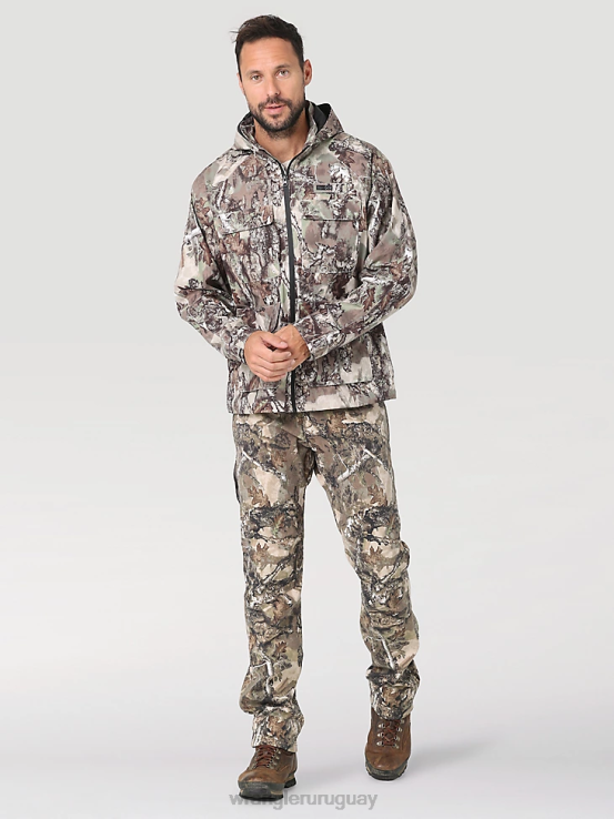 musgo Wrangler hombres pantalón de lona con pernera recta y corte regular resistente ropa F8J4V650