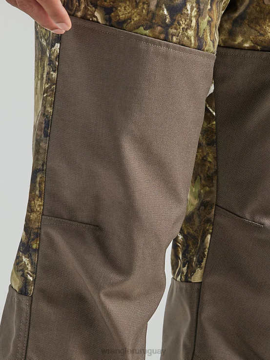 musgo Wrangler hombres pantalón de lona con pernera recta y corte regular resistente ropa F8J4V650