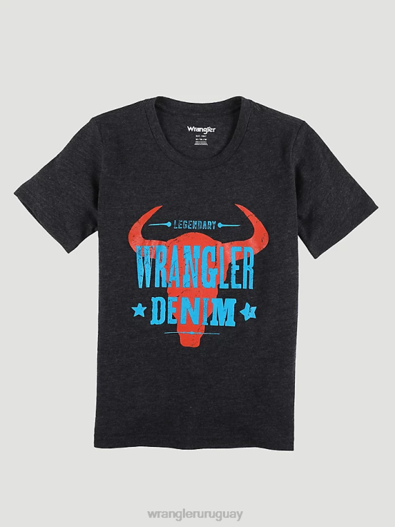 negro Wrangler Niños shorts skater de ajuste relajado ropa F8J4V1019