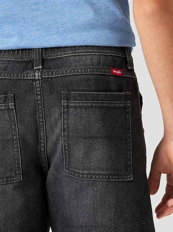 negro Wrangler Niños shorts skater de ajuste relajado ropa F8J4V1019