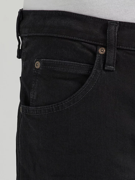 negro Wrangler hombres Authentics jeans flexibles de ajuste relajado ropa F8J4V101