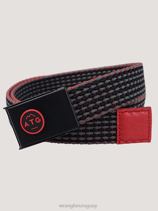 negro Wrangler hombres cinturón elástico trenzado accesorios F8J4V712