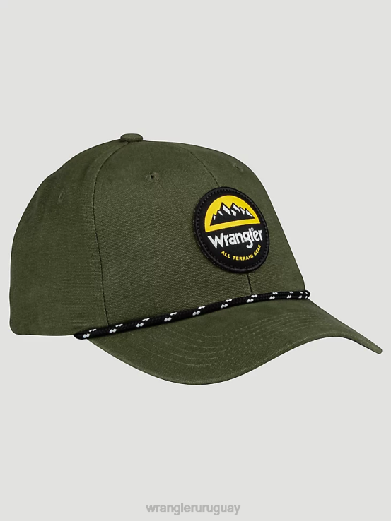 negro Wrangler hombres cinturón elástico trenzado accesorios F8J4V712