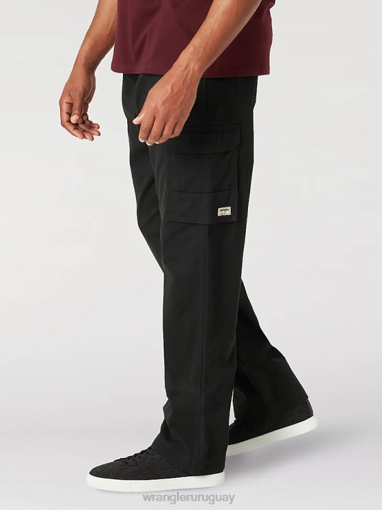 negro Wrangler hombres pantalón cargo ropa F8J4V217