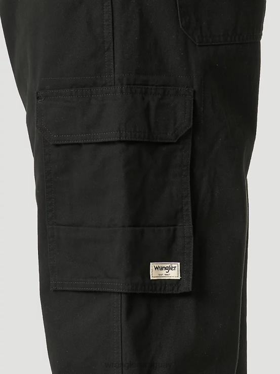 negro Wrangler hombres pantalón cargo ropa F8J4V217