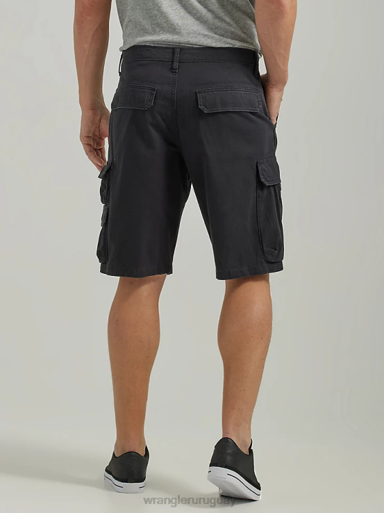 negro Wrangler hombres pantalón corto cargo apilado premium de cinco estrellas ropa F8J4V528