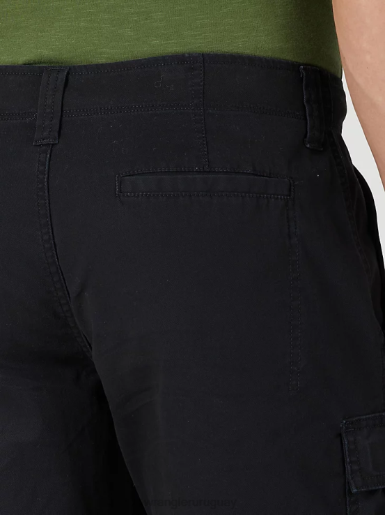 negro Wrangler hombres pantalón corto cargo premium de cinco estrellas ropa F8J4V512