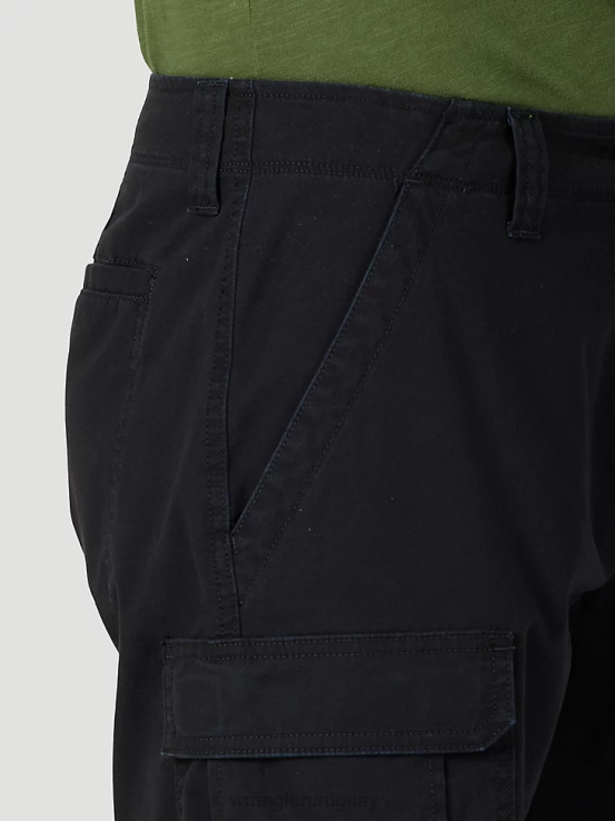 negro Wrangler hombres pantalón corto cargo premium de cinco estrellas ropa F8J4V512