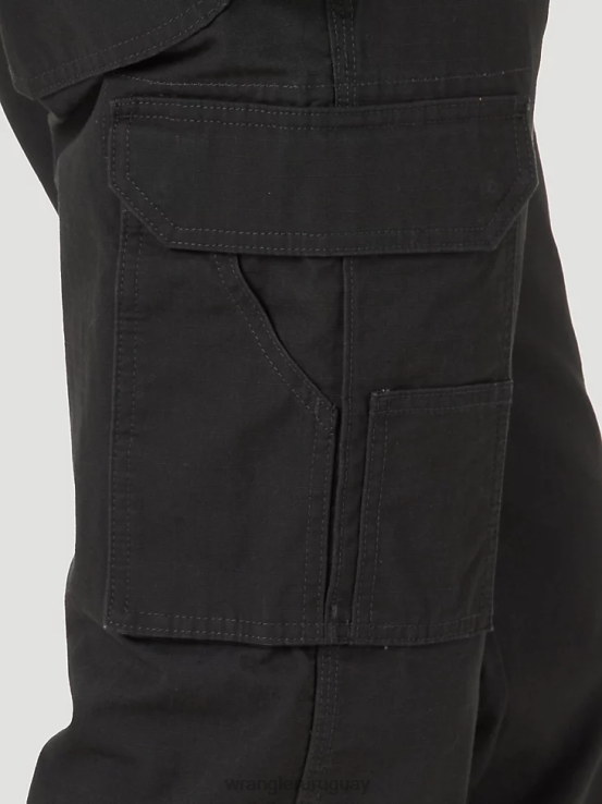 negro Wrangler hombres pantalón ranger ropa de trabajo ropa F8J4V681