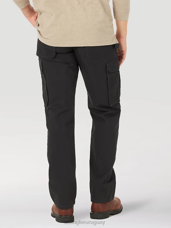 negro Wrangler hombres pantalón ranger ropa de trabajo ropa F8J4V681