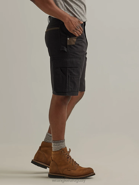 negro Wrangler hombres ropa de trabajo ranger cargo short ropa F8J4V599