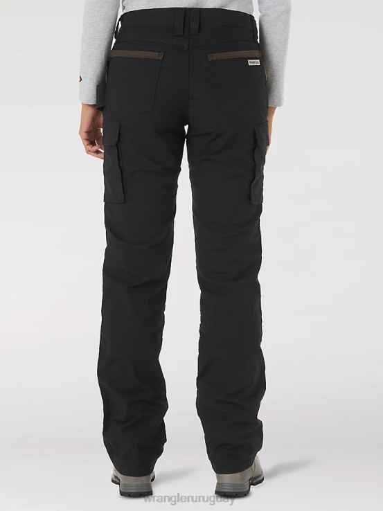negro Wrangler mujer Pantalón cargo Riggs Workwear Ripstop Ranger ropa F8J4V821