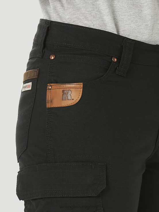 negro Wrangler mujer Pantalón cargo Riggs Workwear Ripstop Ranger ropa F8J4V821