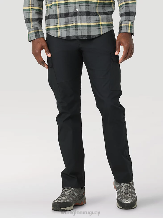negro azabache Wrangler hombres pantalón cargo gama atg ropa F8J4V239