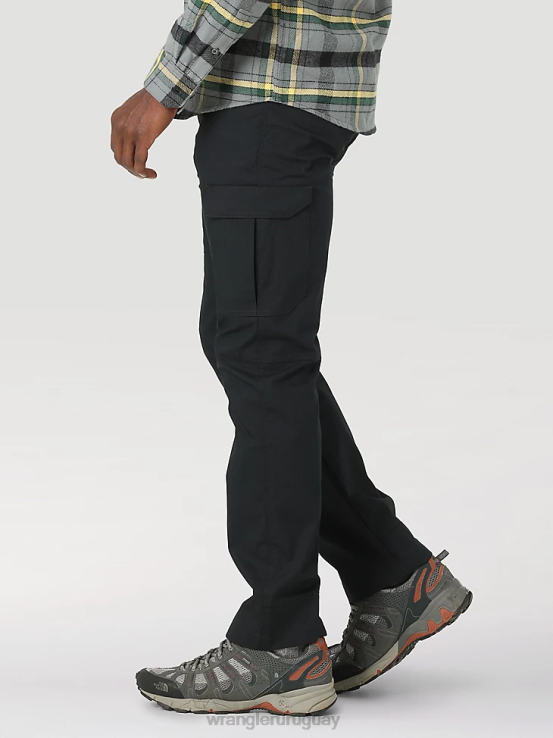 negro azabache Wrangler hombres pantalón cargo gama atg ropa F8J4V239