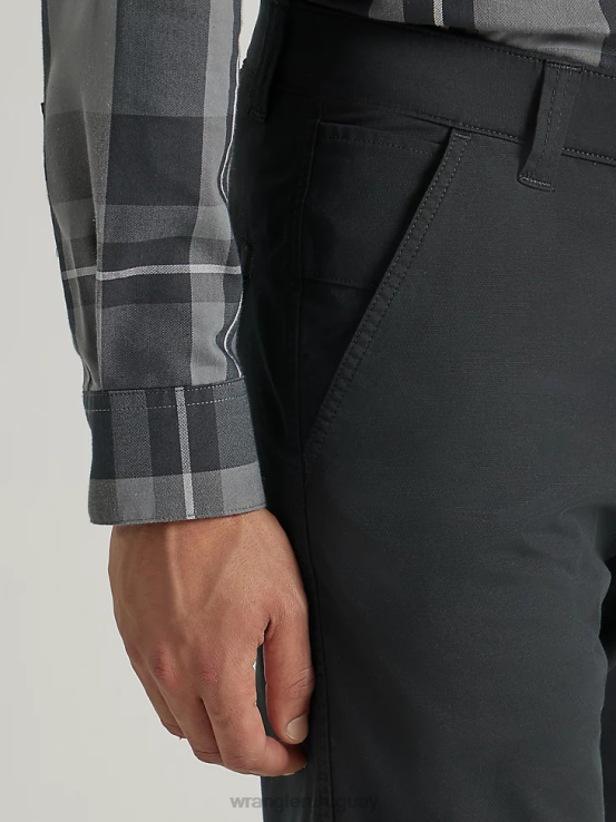 negro azabache Wrangler hombres pantalón chino al aire libre ropa F8J4V249
