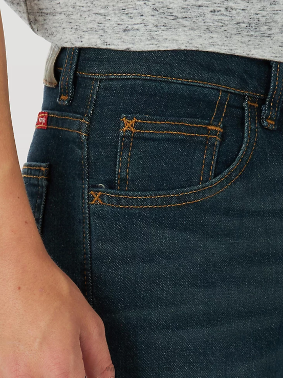 noche oscura Wrangler Niños Vaqueros Five Star Flex de pernera recta ropa F8J4V984