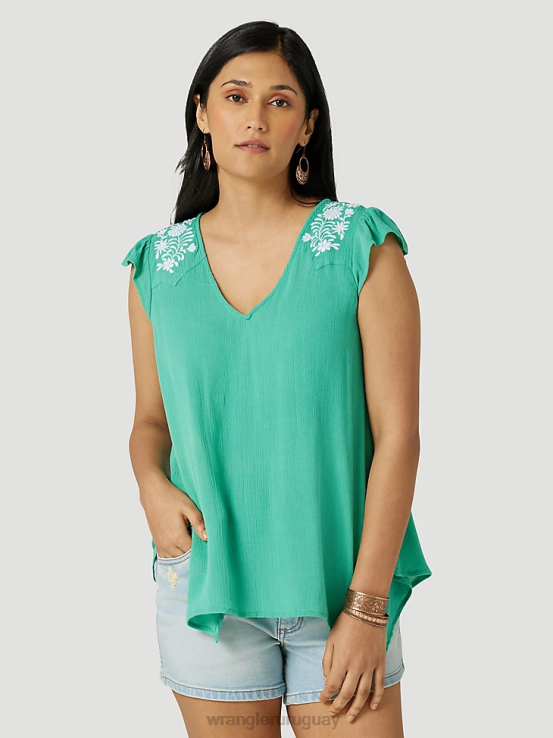 océano Wrangler mujer atg by camiseta para el sol con capucha ropa F8J4V900