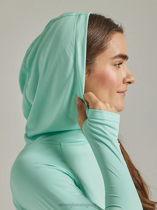 océano Wrangler mujer atg by camiseta para el sol con capucha ropa F8J4V900