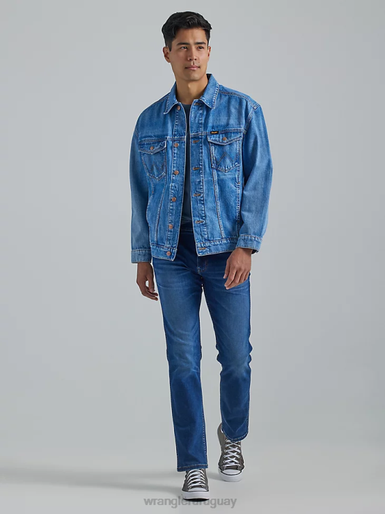 ojos azules Wrangler hombres chaqueta anti-fit Heritage ropa F8J4V617