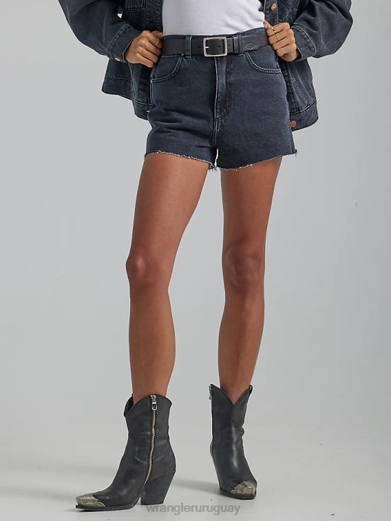 oscuridad Wrangler mujer corto del festival ropa F8J4V831