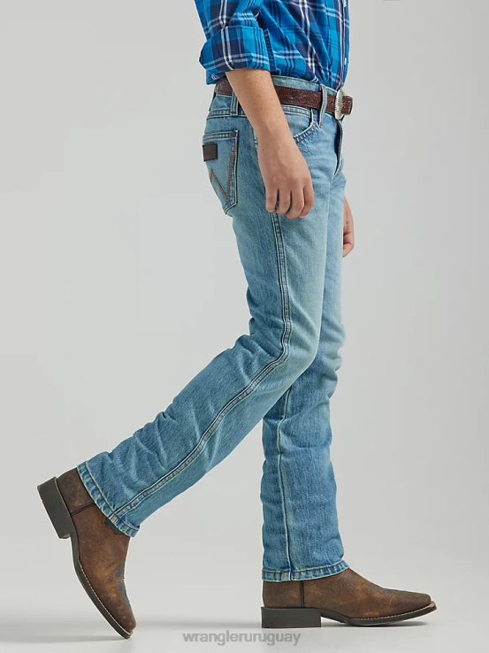 paso de búfalo Wrangler Niños jeans rectos ajustados retro ropa F8J4V1067