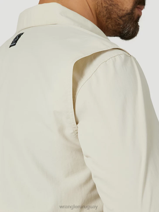 pelícano Wrangler hombres camisa de manga larga atg pescador ropa F8J4V340