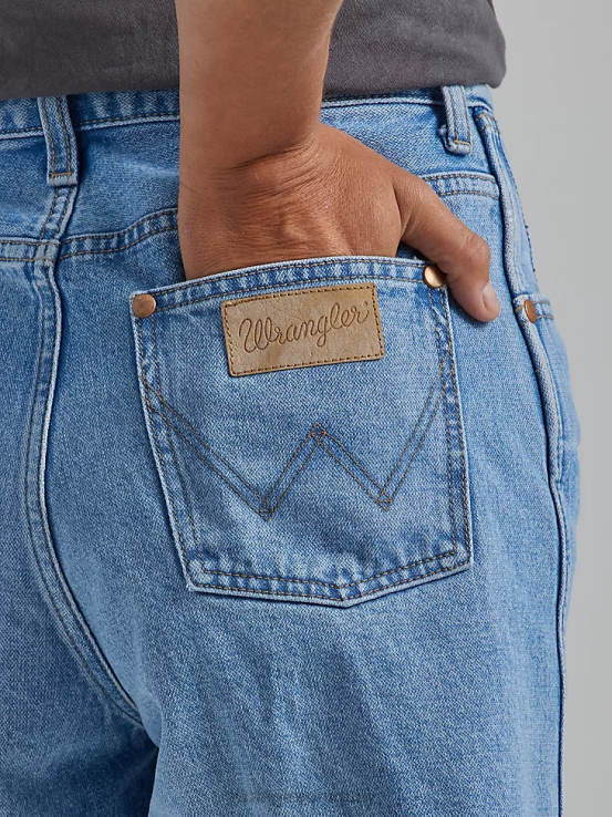 perdió el control Wrangler mujer pantalones cortos acampanados de talle alto ropa F8J4V843