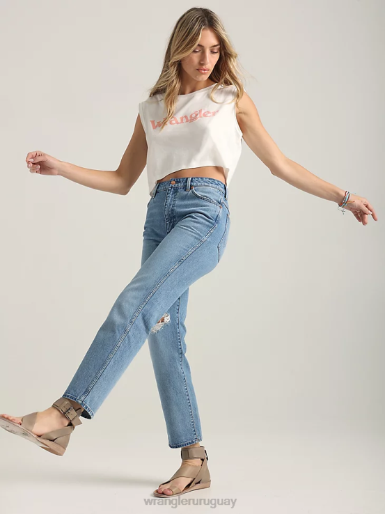 perdió el control Wrangler mujer vaqueros desgastados 603 del salvaje oeste ropa F8J4V778