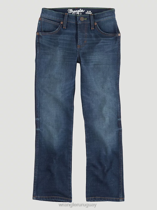 piedra Wrangler Niños jeans rectos ajustados retro ropa F8J4V1066