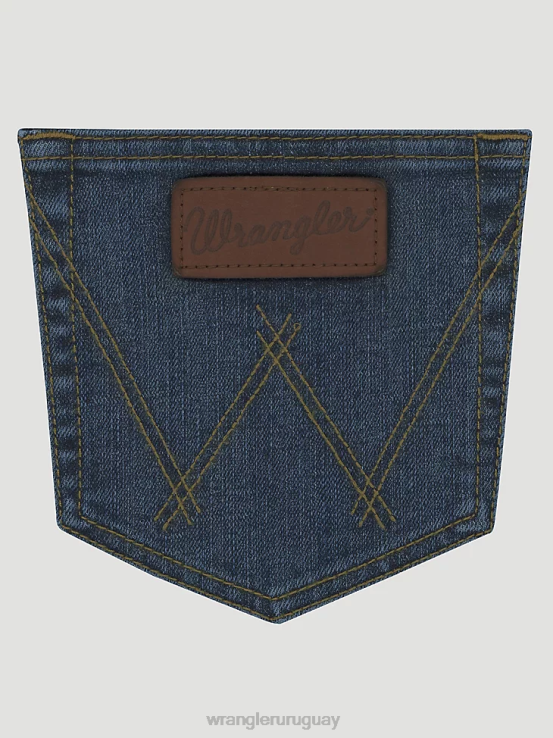 piedra azul Wrangler hombres Vaqueros ajustados con flexión activa 20x ropa F8J4V120