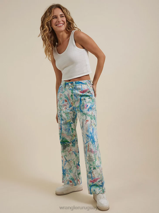 piedra ligera Wrangler mujer reelaborado corto ropa F8J4V822