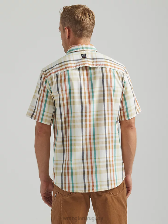 playa carolina Wrangler hombres camisa a cuadros atg by horizonte ropa F8J4V296