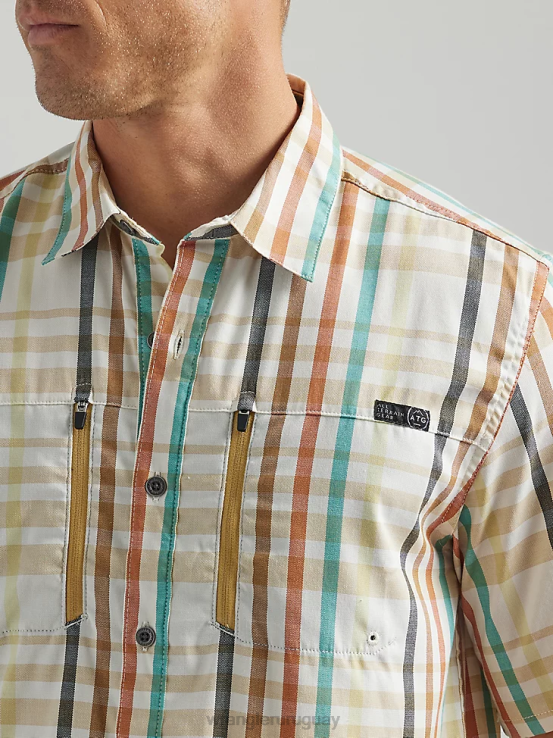 playa carolina Wrangler hombres camisa a cuadros atg by horizonte ropa F8J4V296
