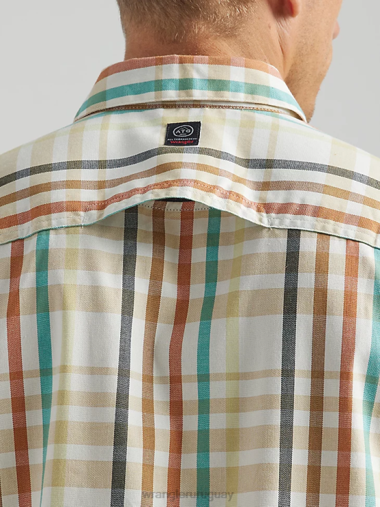 playa carolina Wrangler hombres camisa a cuadros atg by horizonte ropa F8J4V296