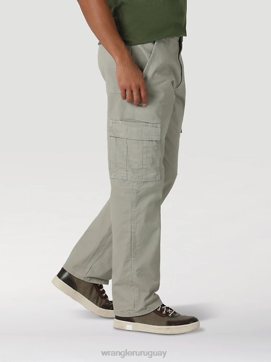 polvo caqui Wrangler hombres pantalones cargo relajados auténticos ropa F8J4V241
