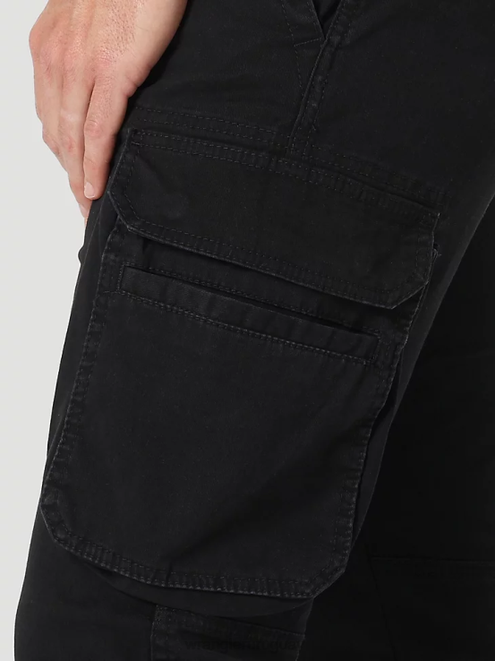 polvo caqui Wrangler hombres pantalones cargo relajados auténticos ropa F8J4V241