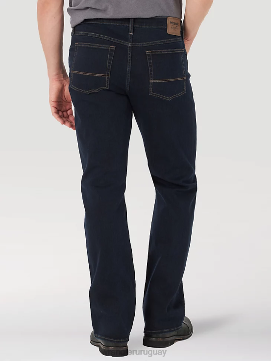 puerto oscuro Wrangler hombres Vaqueros bootcut de ajuste relajado Authentics ropa F8J4V124