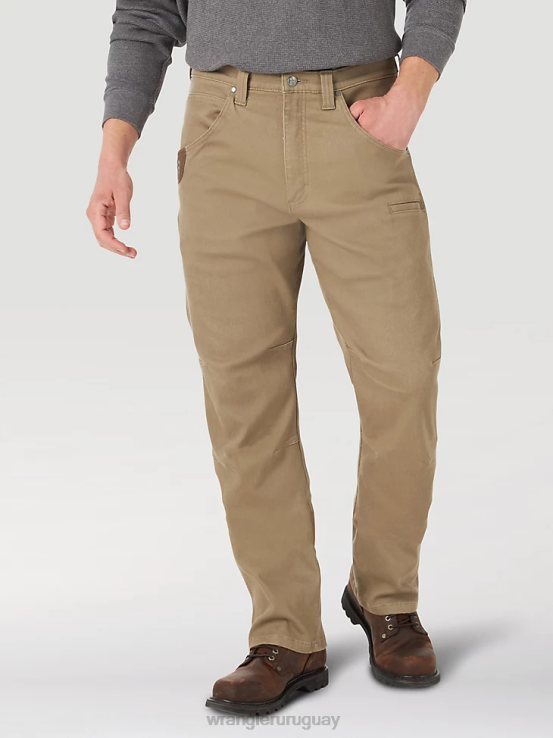 raya diplomática gris Wrangler hombres Riggs Workwear Utility pantalón corto relajado ropa F8J4V674