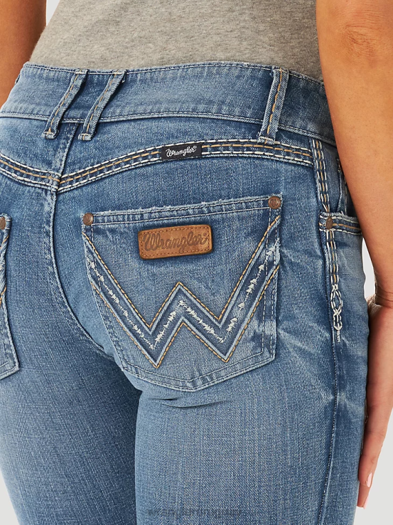 rosa Wrangler mujer jean retro sadie ropa F8J4V797