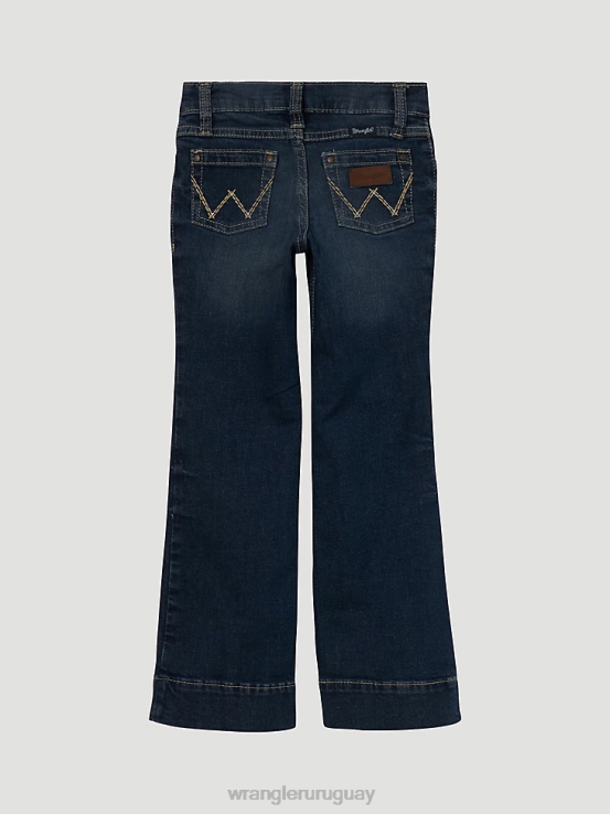 samanta Wrangler chicas pantalones vaqueros de pierna ancha ropa F8J4V1055