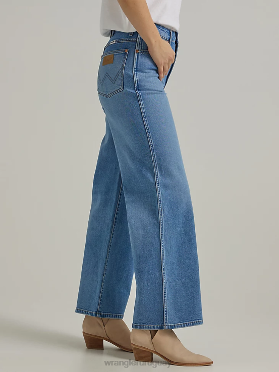 sin intenciones Wrangler mujer worldwide 661 jeans de pernera ancha y talle alto ropa F8J4V773