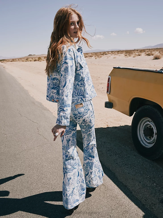 sombra helada Wrangler mujer chaqueta vaquera occidental ropa F8J4V856