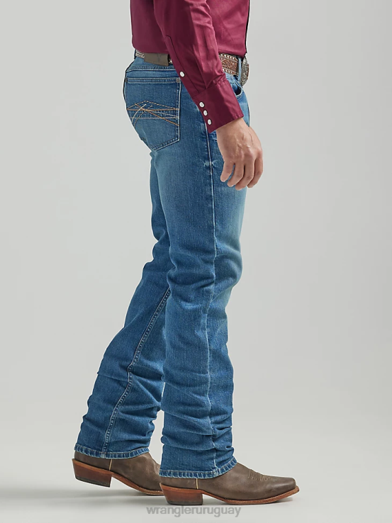 tobiano Wrangler hombres 20x no 44 jeans ajustados con pernera recta ropa F8J4V56