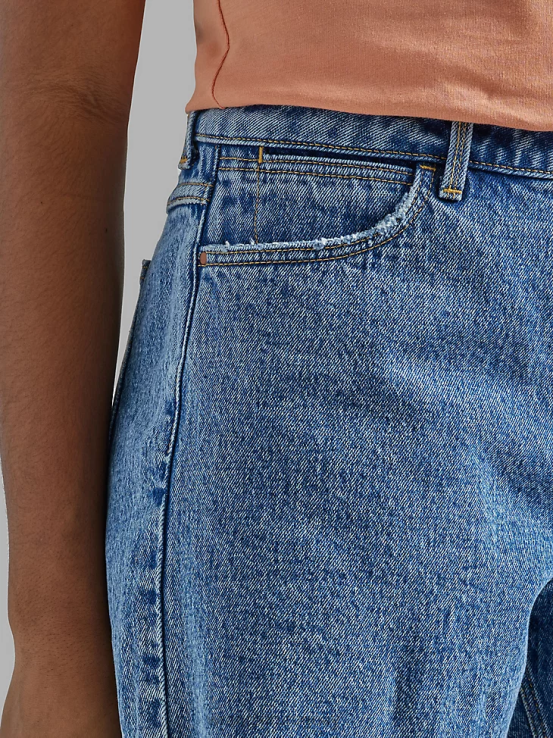 topacio Wrangler mujer shorts de talle alto hasta la mitad del muslo ropa F8J4V827