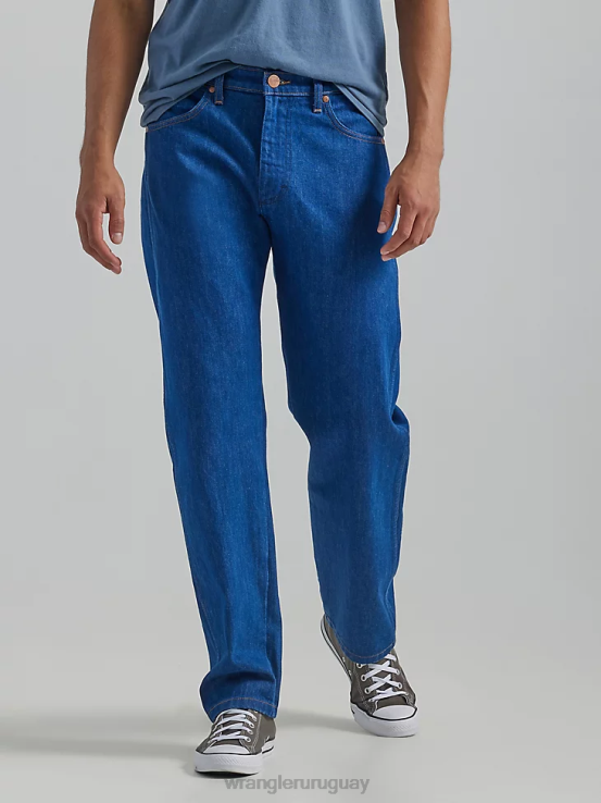 vaquero azul Wrangler hombres vaqueros fronterizos patrimoniales ropa F8J4V62