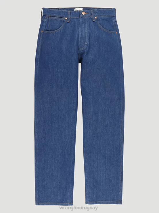vaquero azul Wrangler hombres vaqueros fronterizos patrimoniales ropa F8J4V62