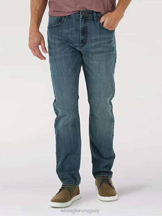 Mediterráneo Wrangler hombres jeans flexibles de ajuste atlético ropa F8J4V175